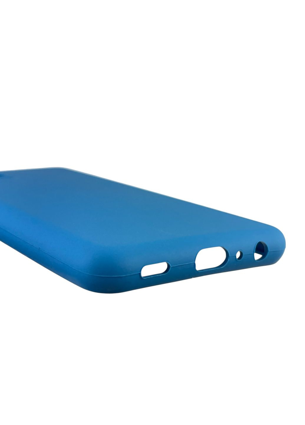 Чехол для Galaxy M22 4G (SM-M225F) силиконовый с микрофиброй нескользящий на самсунг м22 4г синий Samsung (366390321)