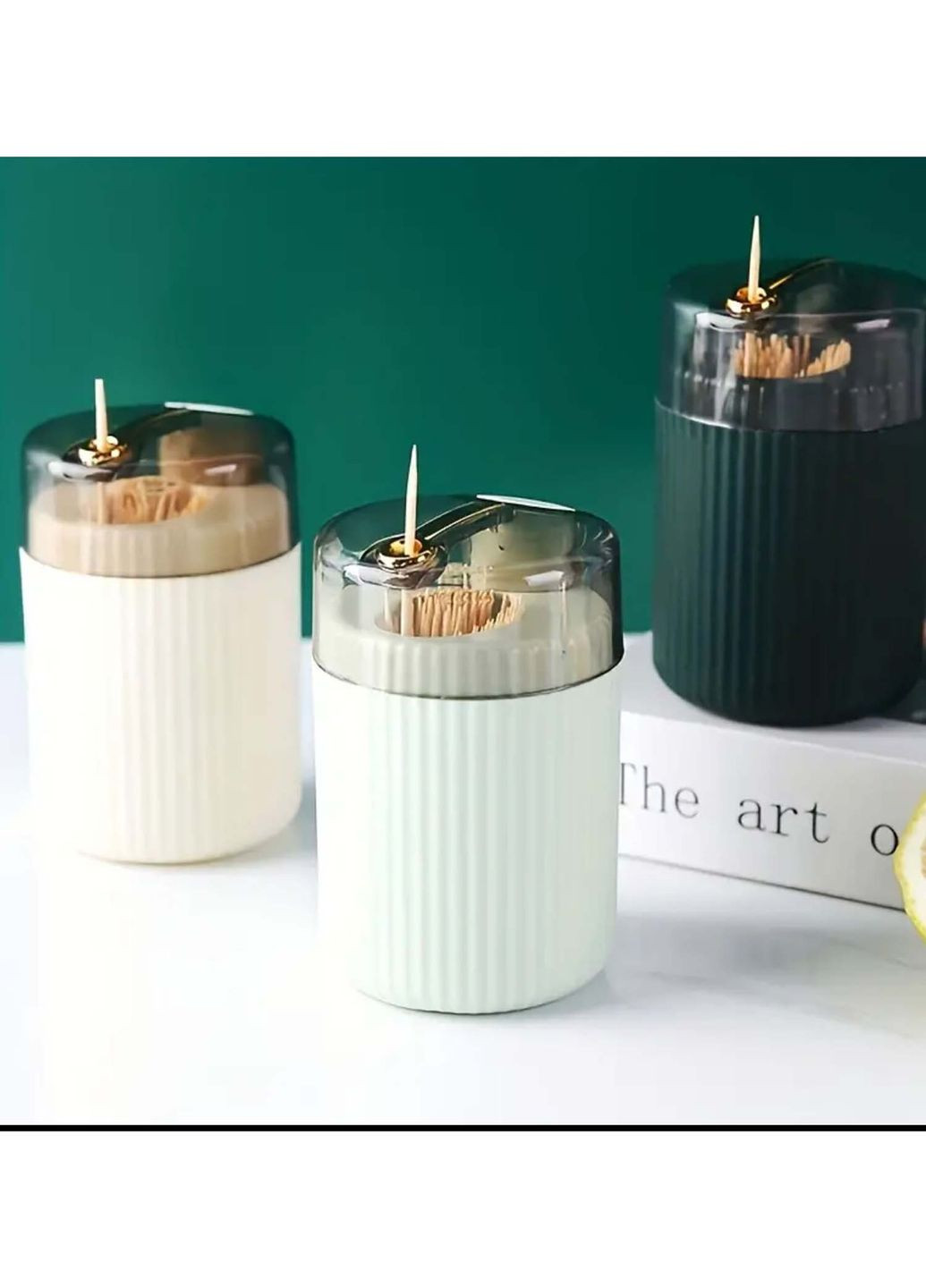 Автоматичний диспенсер контейнер тримач для зубочисток круглий Yu Xin (355341911)