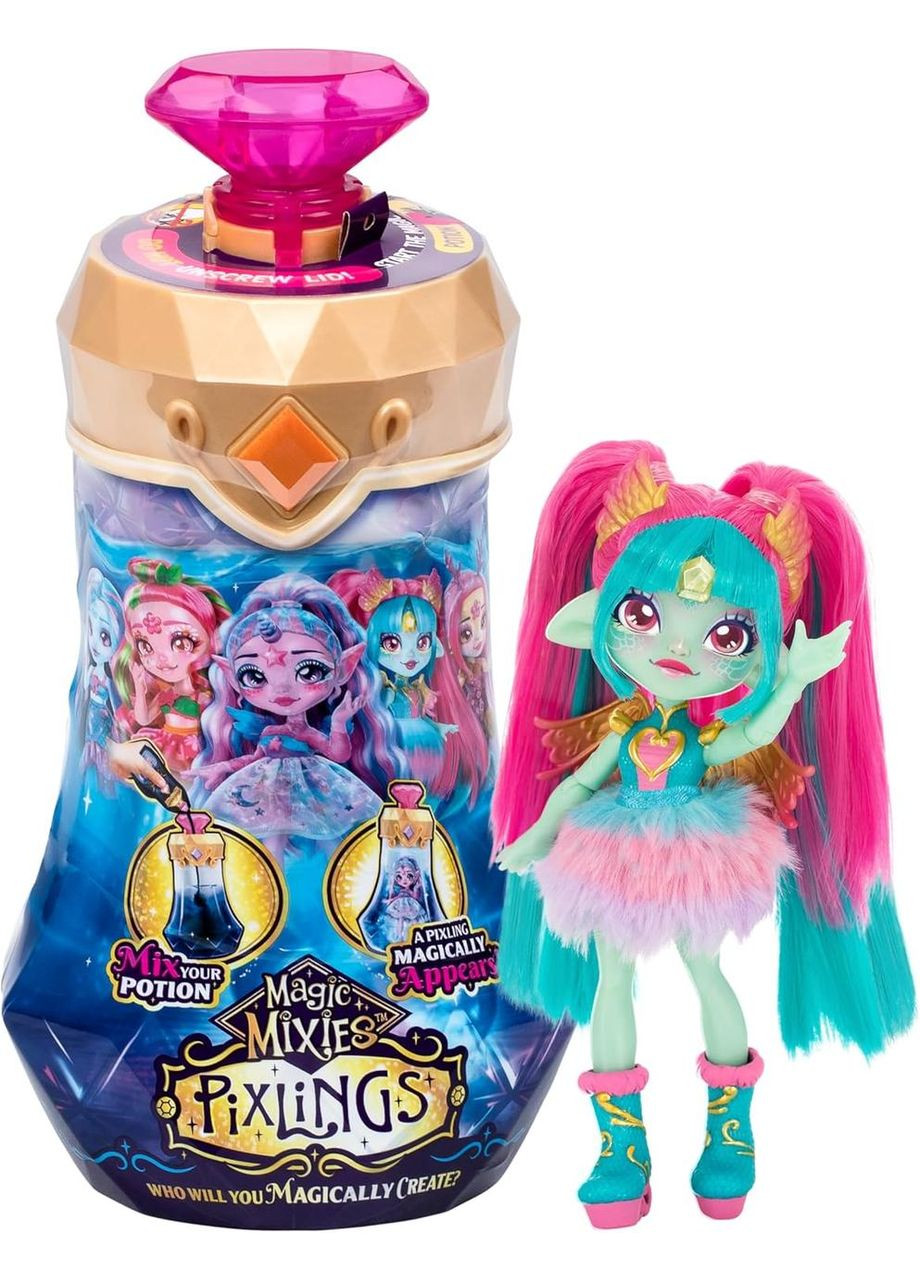 Лялька Меджік Міксіс Пікслінг Дракона Ембер Magic Mixies Pixlings Amber Dragon, Бурштиновий Дракон No Brand (342374306)