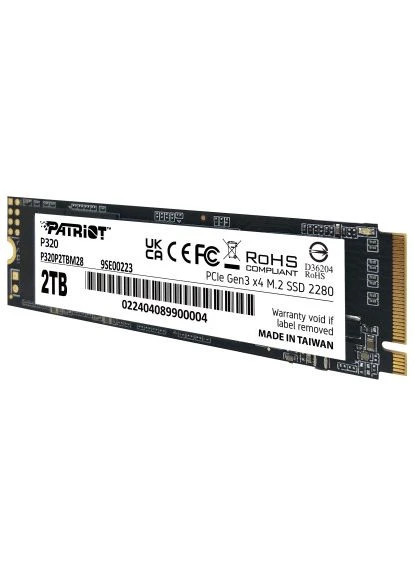 Накопитель SSD M.2 2280 2TB (P320P2TBM28) Patriot (396873269)