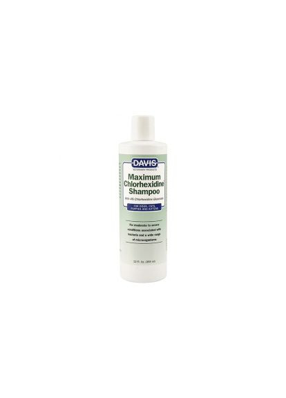 Шампунь Maximum Chlorhexidine Shampoo для собак та котів 0.355 л (87717907228) Davis (364748956)