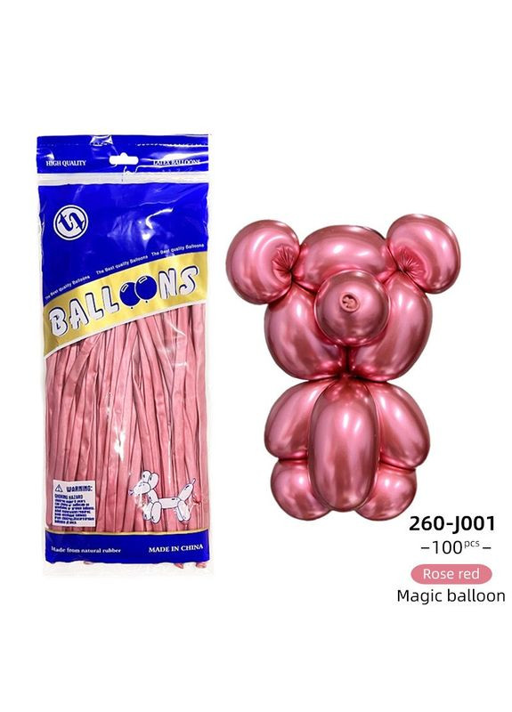 Повітряні кулі ШДМ хром 1 пачка 100 шт. No Brand (345706475)