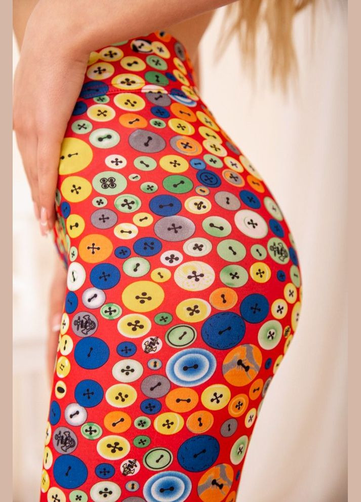 Лосини жіночі з втягуванням і принтом, колір, Ager (266815661)