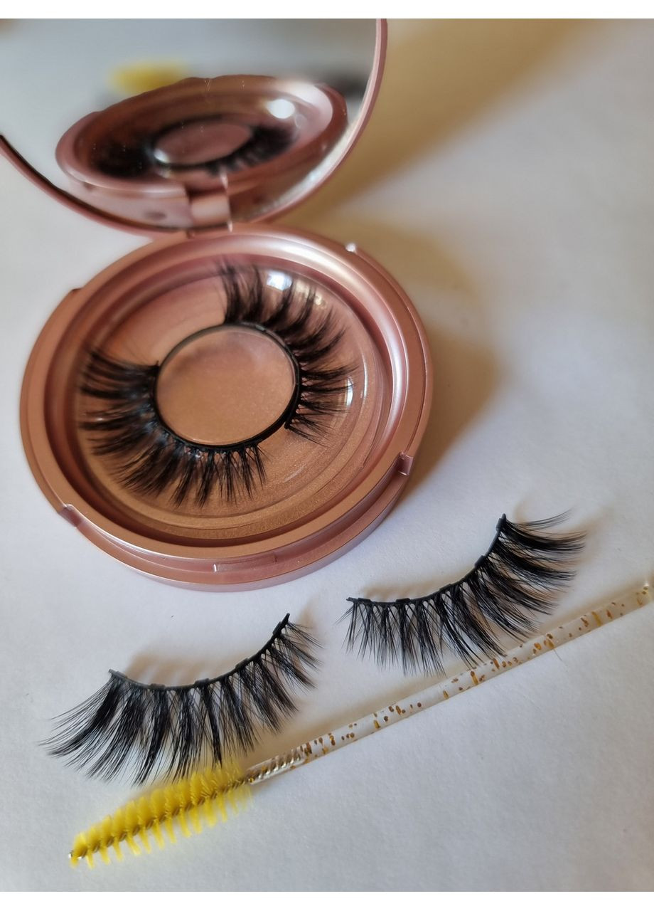 Набір багаторазових вій модель DOHA (Урочисті Лисички) магнітна підводка, пінцет Magnetic Lashes (366668526)