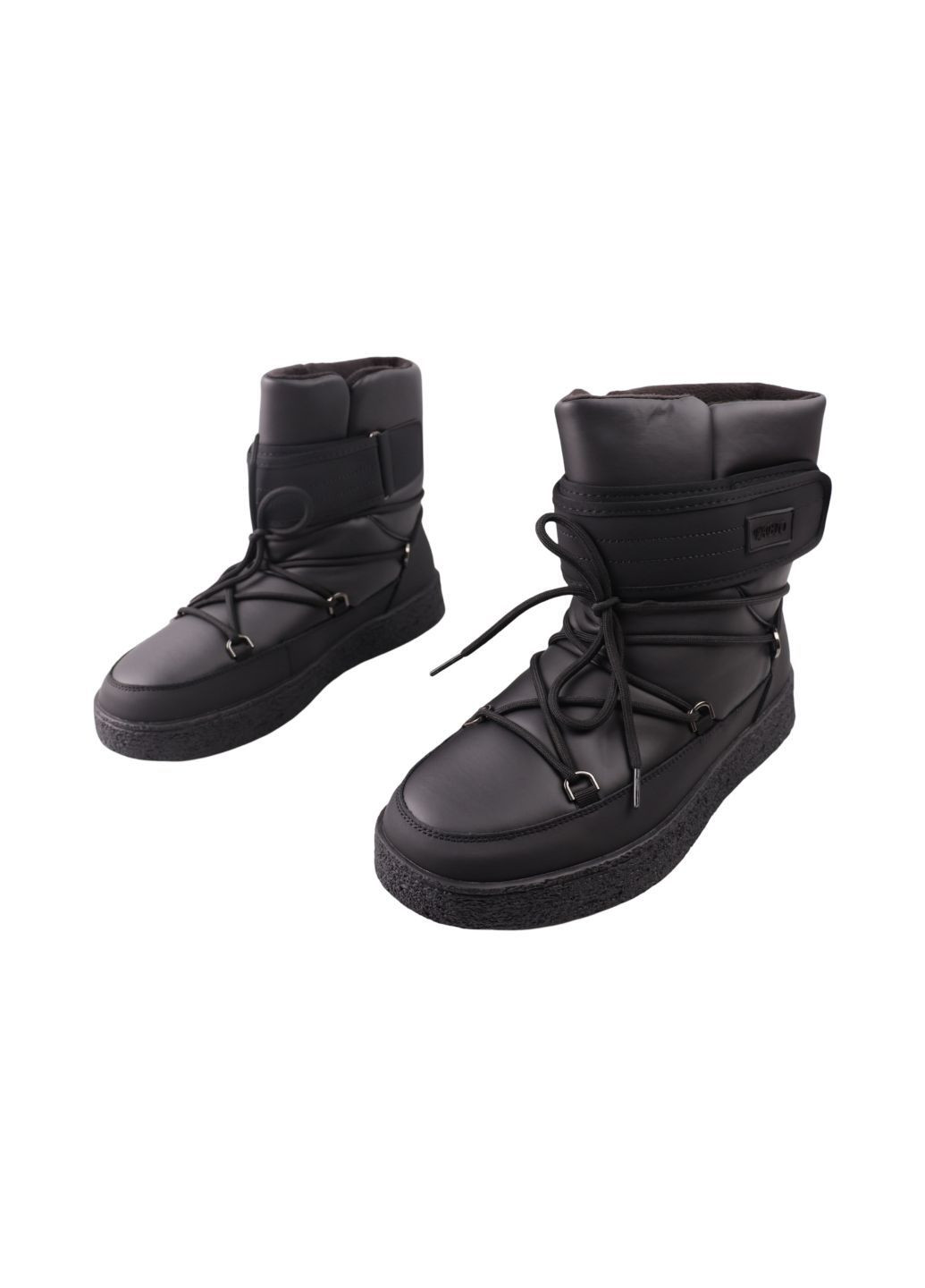 Черные ботинки мужские черные балоновые Brooman