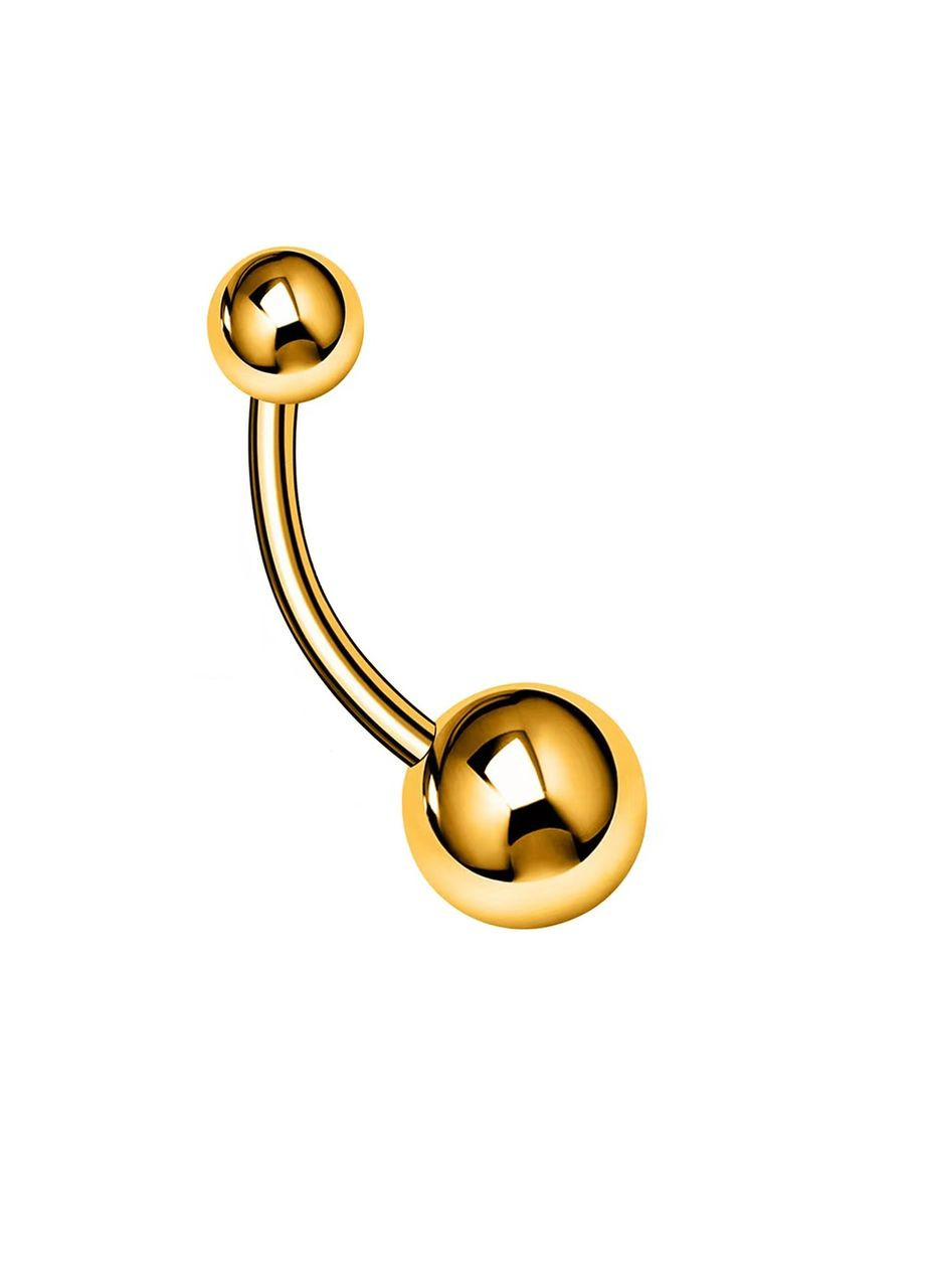 Штанга банан з кульками для пірсингу живота хрящів брів No Brand (316684079)