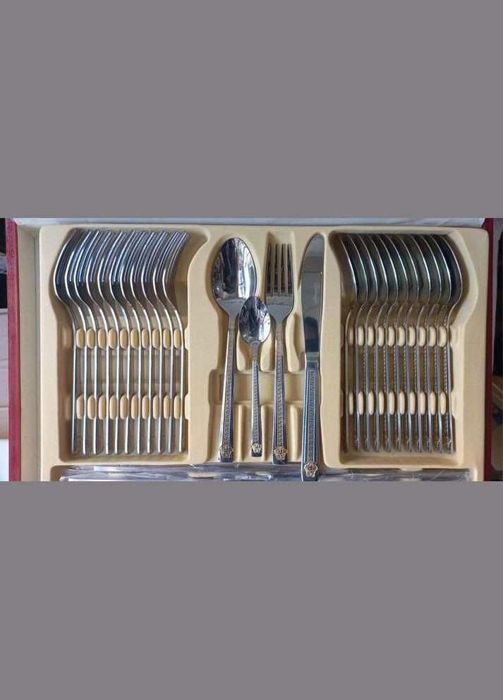 Набір столових приладів Bachmayer BM-7881 72 предмети 12 персон набір кухонного приладдя в кейсі No Brand (317191416)