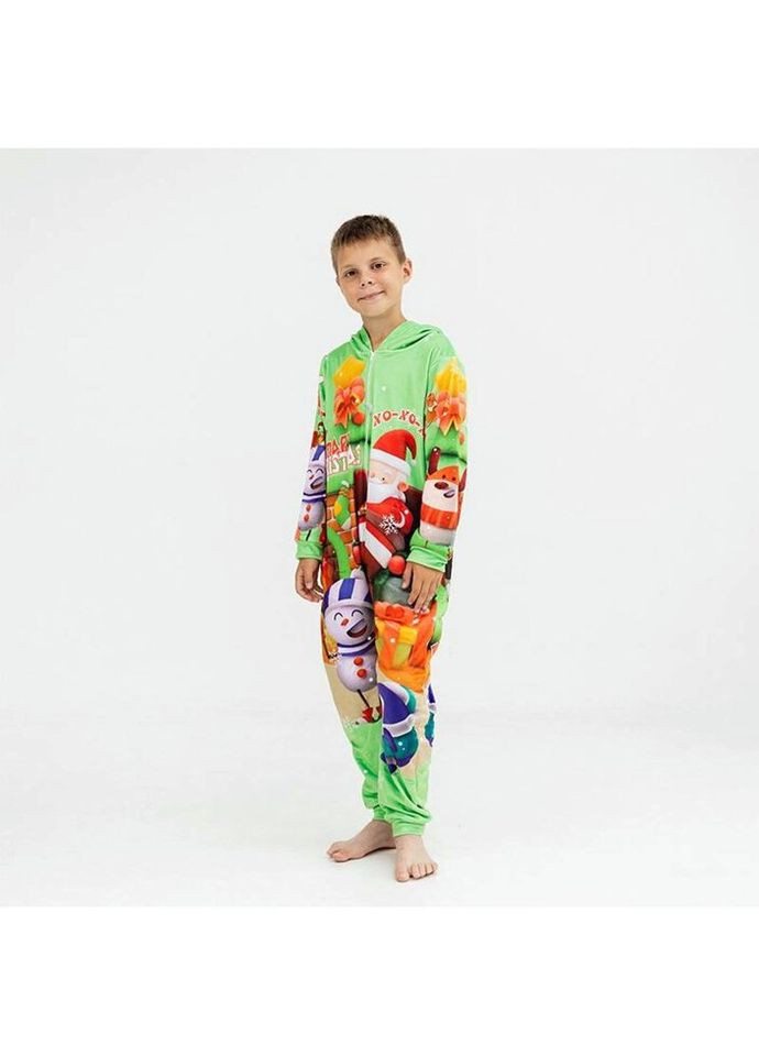 Кигуруми для детей до 3 лет 3D Новогодний Санта 4002, 98, см FlexDress (324623318)