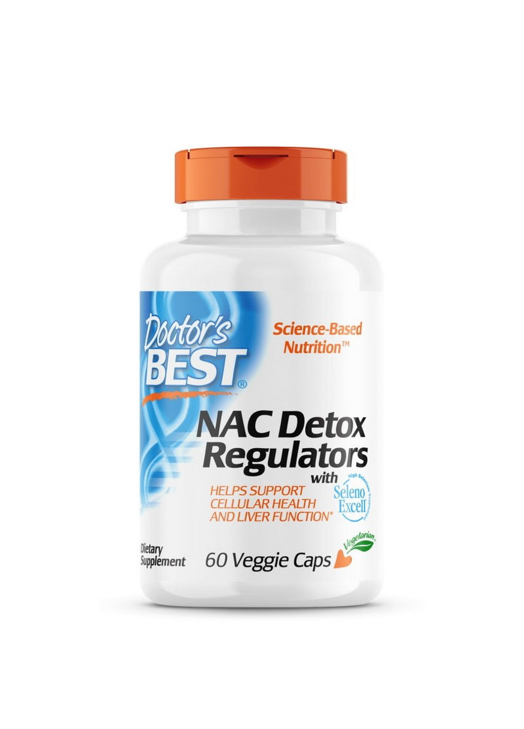 Натуральна добавка NAC Detox Regulators, 60 капсул Doctor's Best (293482958)