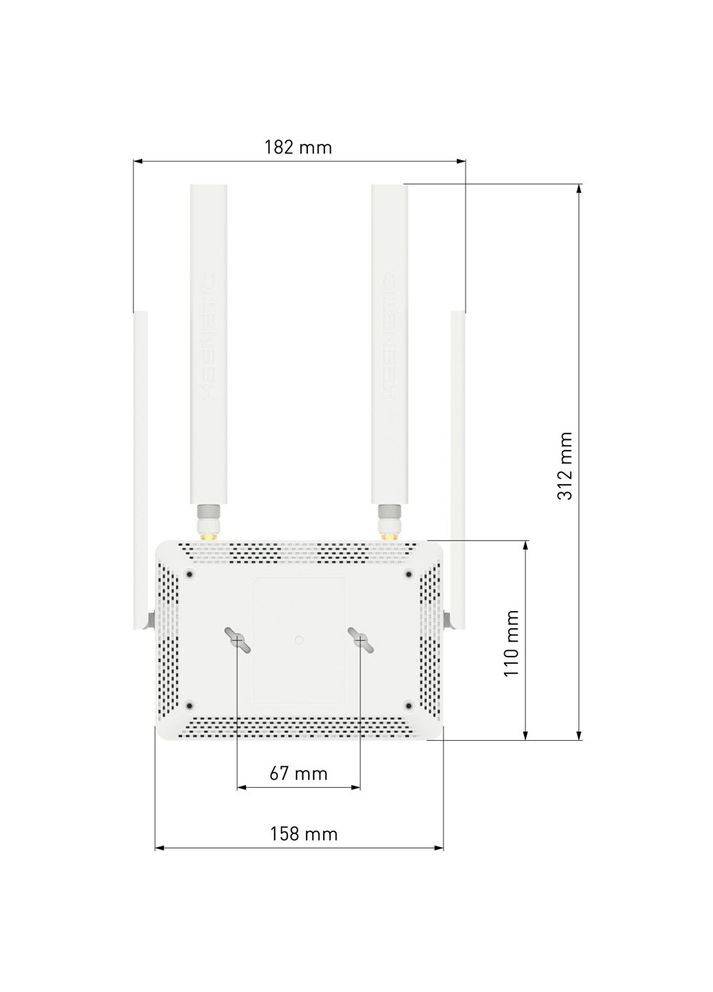 Роутер WIFI N300 LTE-модем 4G (KN-2211) Keenetic (317311909)