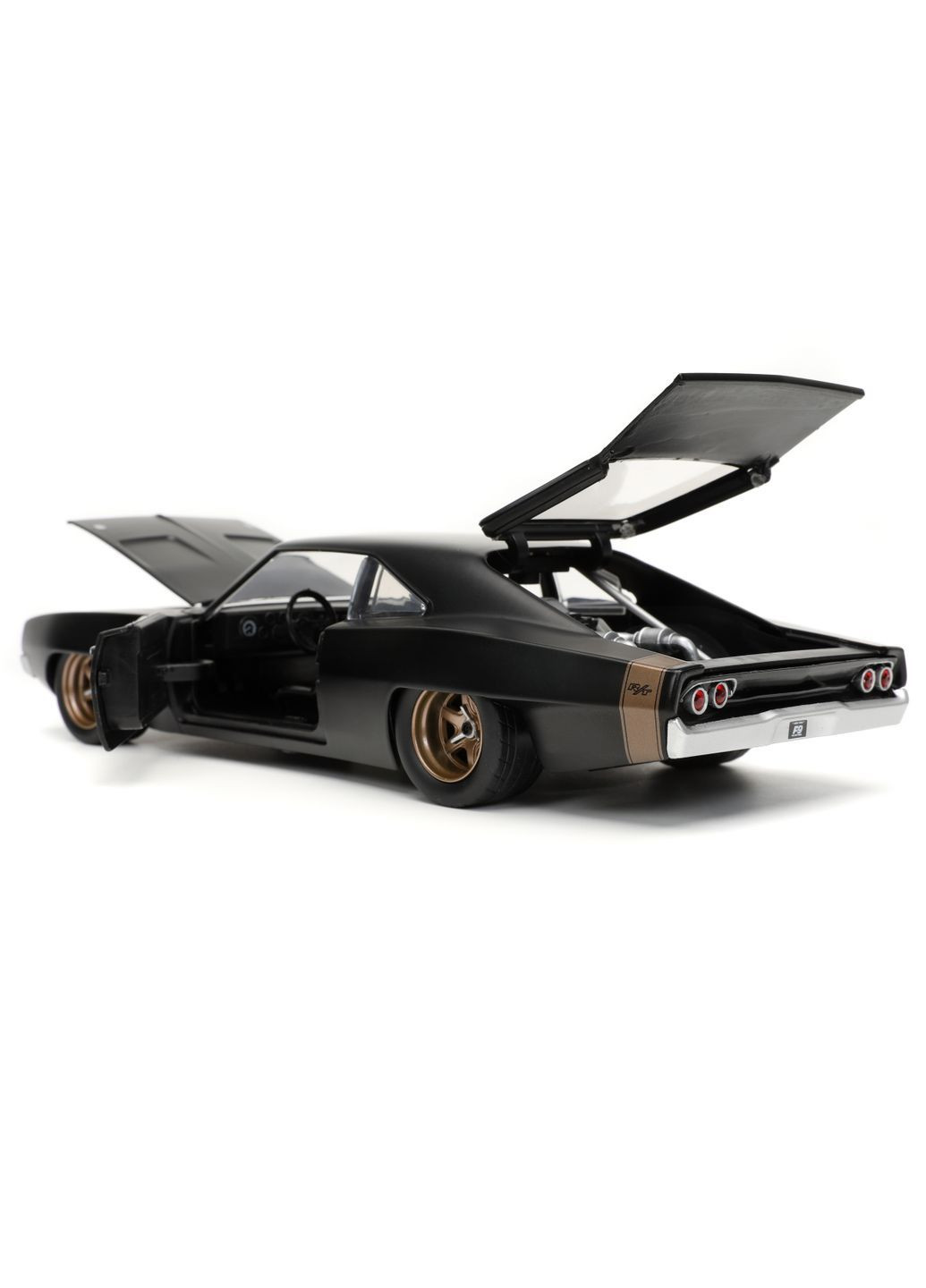 Машина металева Форсаж 9 Додж Чаржер (1968), 1:24, чорний () Jada 253203075 (362184559)