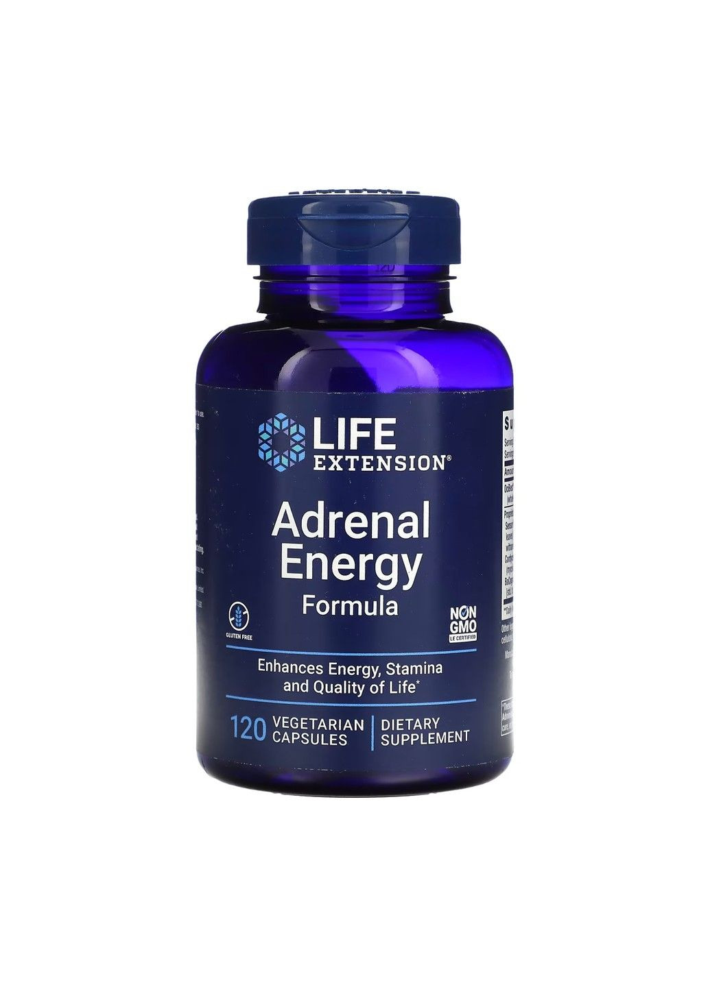 Комплекс Поддержки от Стресса Adrenal Energy Formula – 120 вег.капсул Life Extension (285790094)