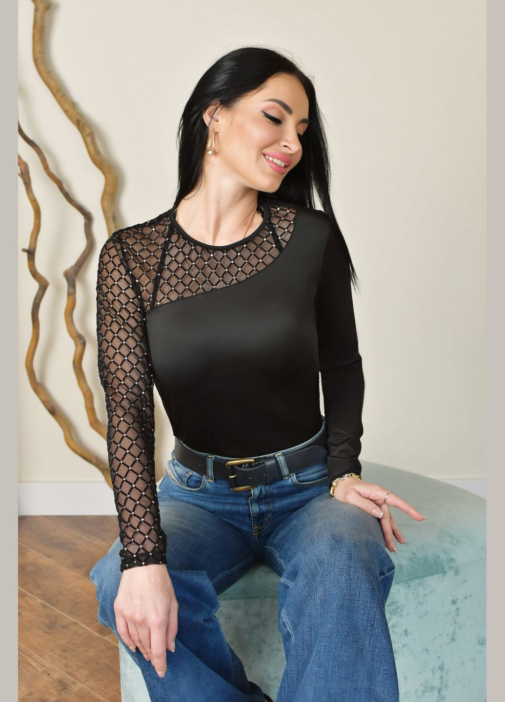 Жіноча кофтинка з блискітками Fashion Girl Hype (315067895)