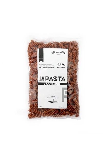 Макаронні вироби без глютену з чорної сочевиці 300г Healthy Generation (370032551)