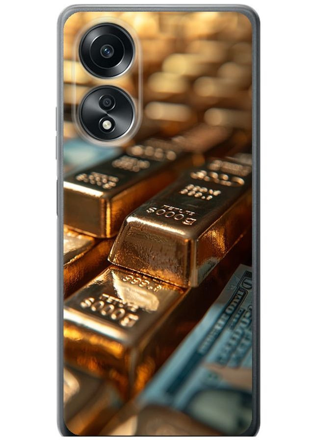 Силіконовий чохол 'Сяйво золота' для Endorphone Oppo A58 4G (291132829)