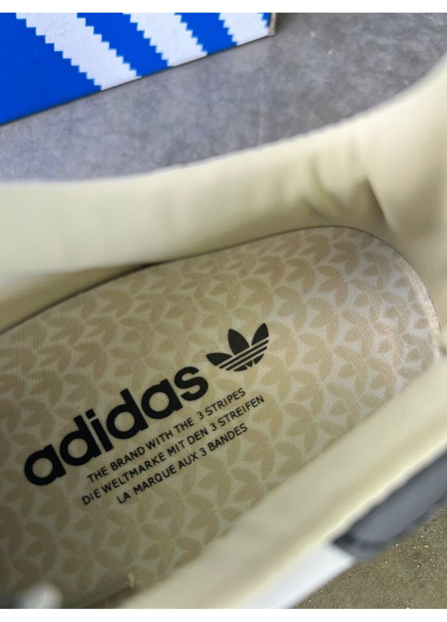 Бежевые демисезонные кроссовки мужские adidas superstar beige v2 адидас суперстар No Brand