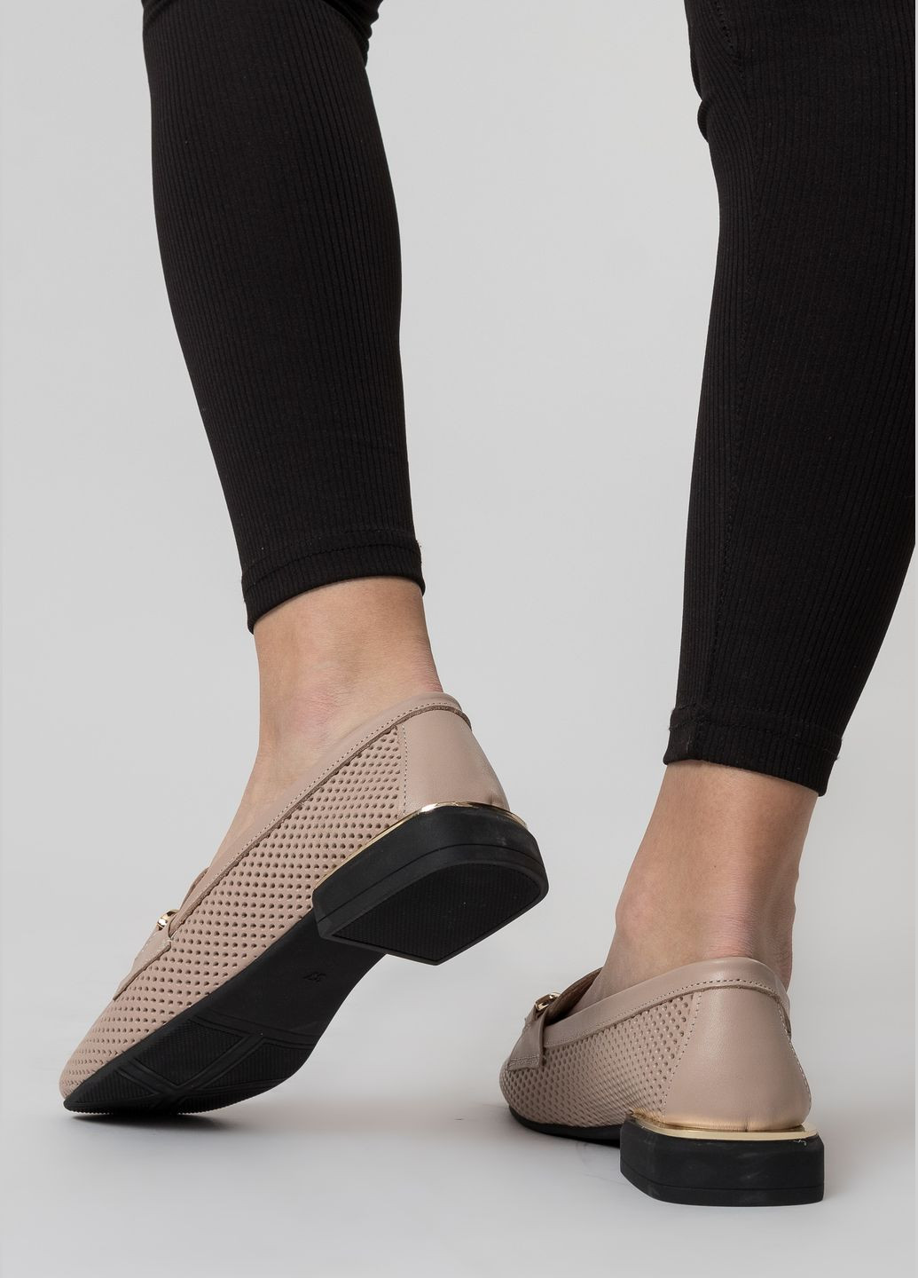 Evromoda Туфли (1052ТZА) пудровый з натуральная кожа, турция — лето (328913280)