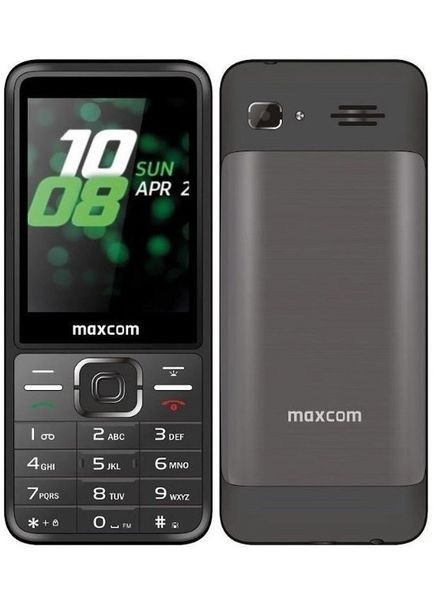 MM244 кнопочный телефон черный Maxcom (293345861)
