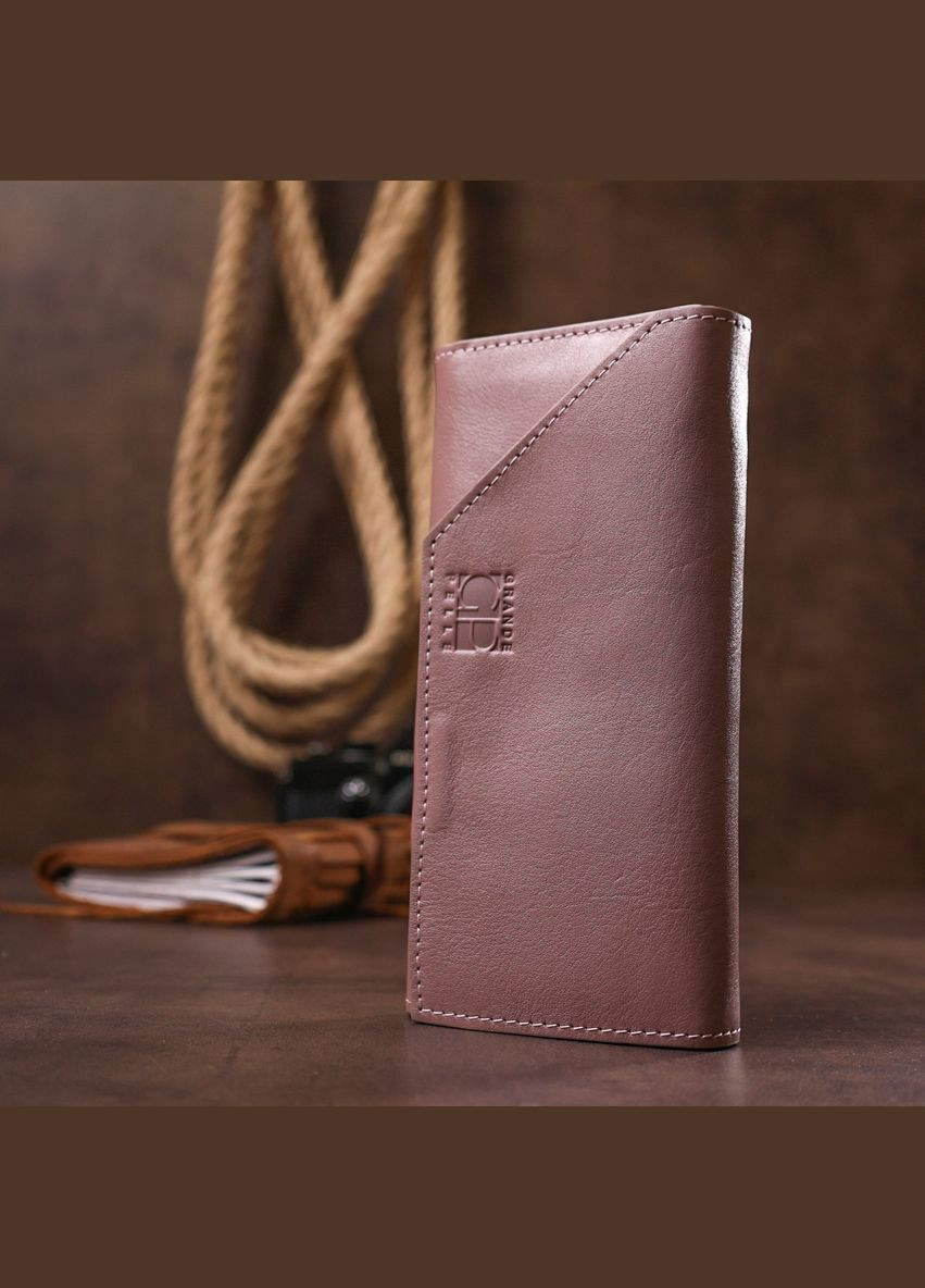 Чудовий шкіряний жіночий гаманець 11577 Grande Pelle (331908314)