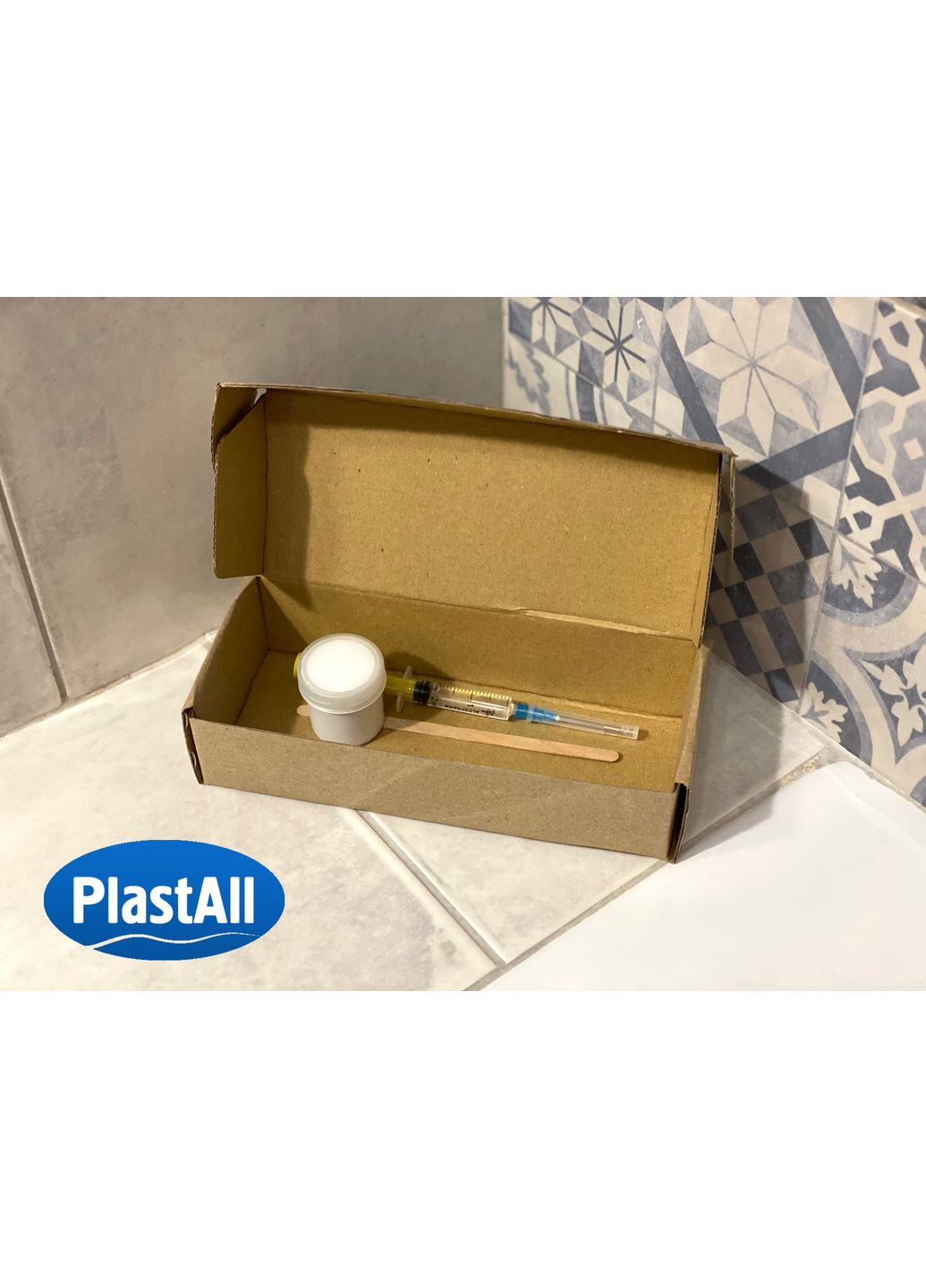 Ремкомплект Mini для ремонту сколів і тріщин на ванні Plastall (366870301)