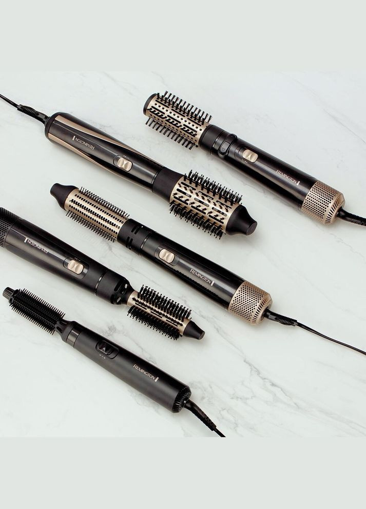 Фен-щітка Dry & Style Caring, 400Вт, 2 режими, іоніз-я, кераміка, чорний Remington (314929175)