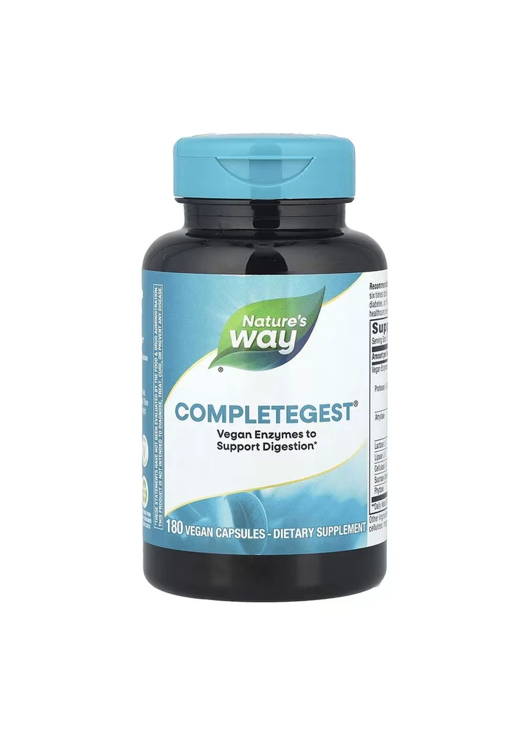 Веганські ферменти CompleteGest 180 капсул для травлення Nature's Way (389591679)