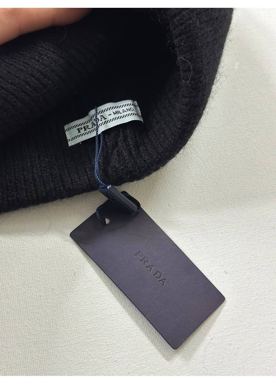 Шапка мужская черного цвета Prada прада No Brand (362623957)