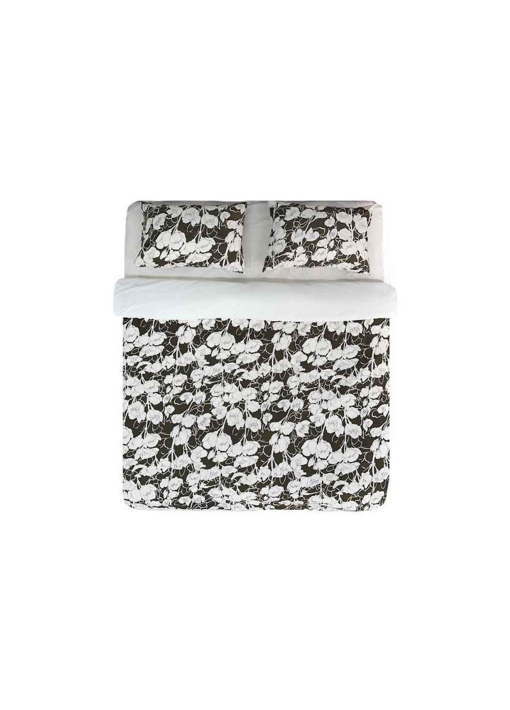 Комплект постельного белья 2-х сп Printed 10006-2 (2,40м) 80г/м2 CLOSED Plain White микрофибра ТМ ArCloud (355947292)