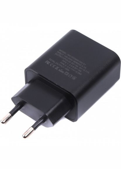 Зарядний пристрій 1 USB TypeC + cable Type-C to Type-C (WC-PD25W-CtC-01) Maxxter 1 usb type-c + cable type-c to type-c (268145972)