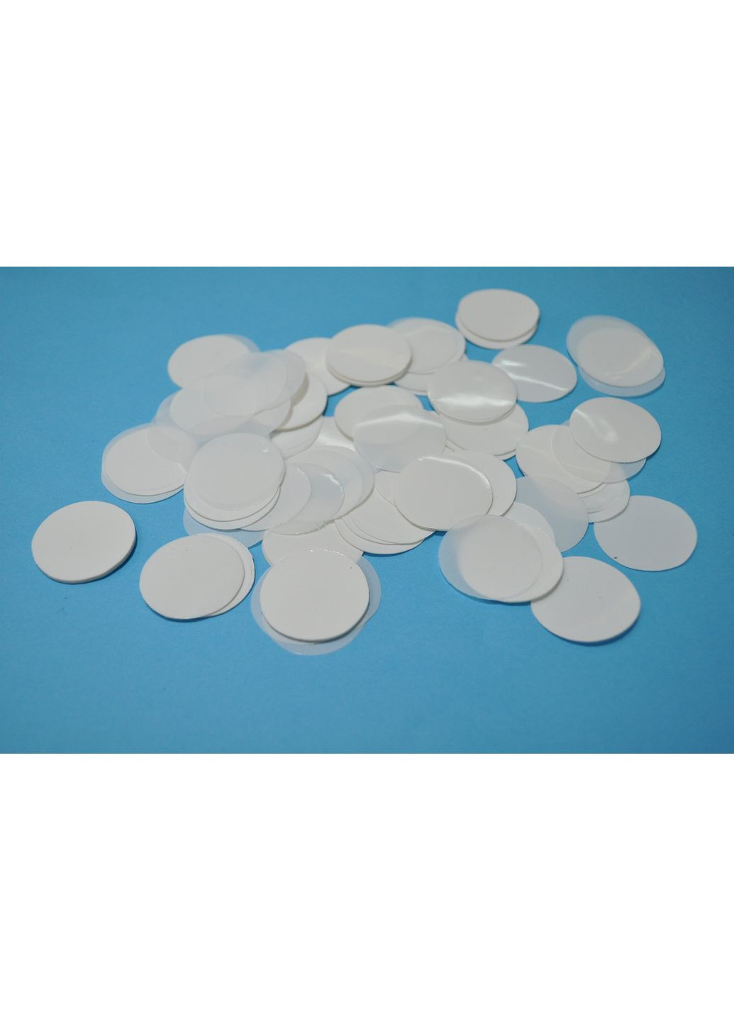 Кружочки белые матовые No Brand (368969739)