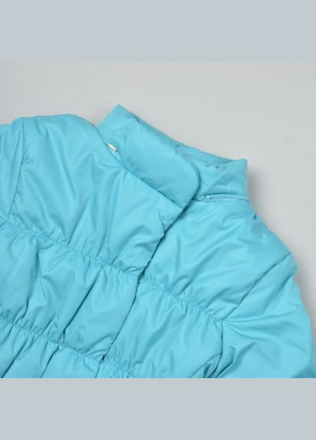 Бірюзова зимня куртка зимова на дівчинку кт 103 Бембі
