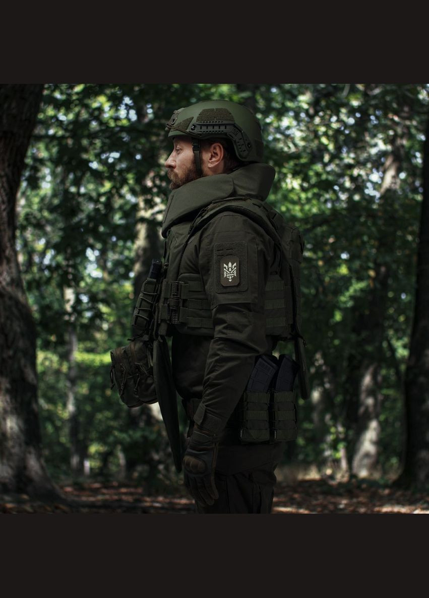 Баллистическая защита шеи Gen 1 (и верхней части спины) 1-го класса. Олива Ukrarmor (334256160)