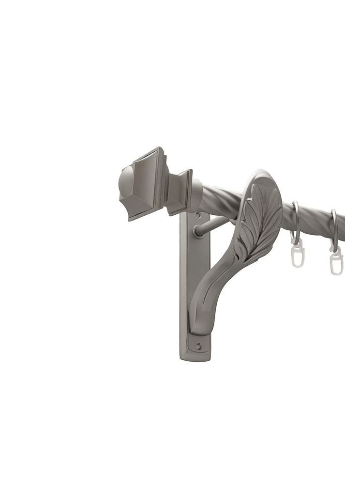 Карниз Борджеза металевий однорядний ретро скручена труба Сатин 25 мм 240 см (00-00011377) ORVIT (300282793)