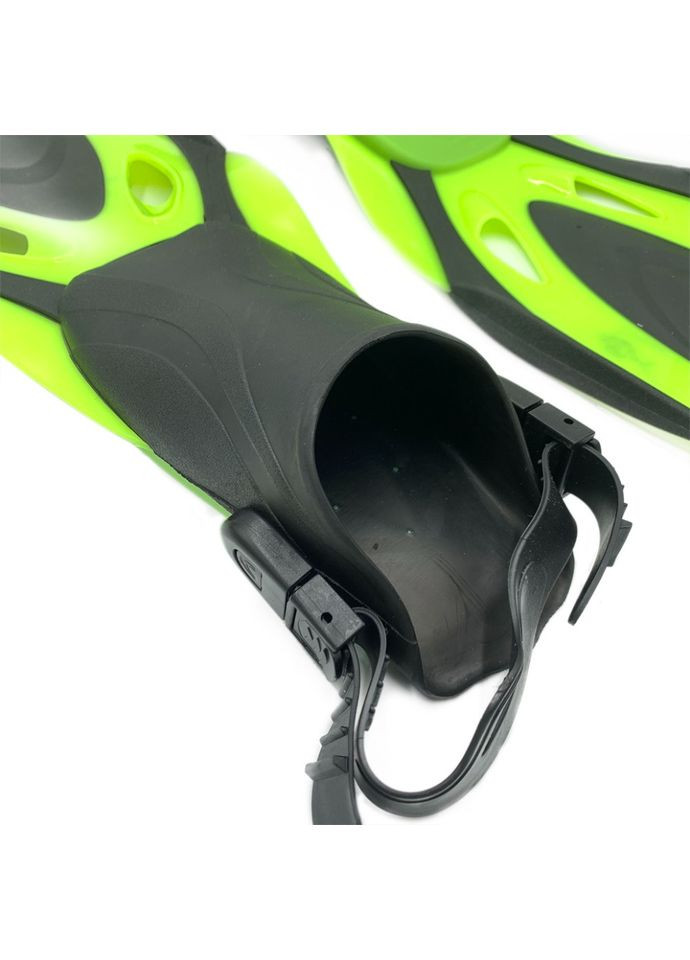 Ласти з відкритою п'ятою DLV Deep NE-66-39-43-Y розмір SM/MD 39-43 салатовий Newt (357489844)