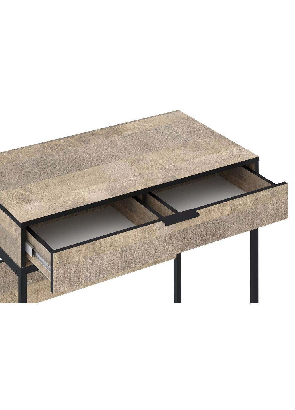 Туалетный, косметический столик с ящиком от F-0009 Дуб Гранж Песочный MORELI (335424216)