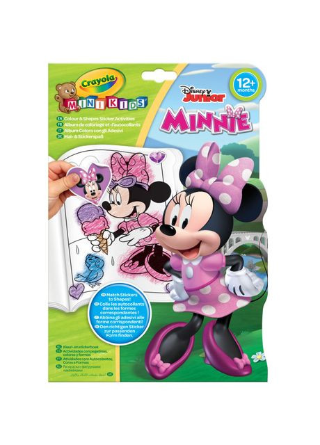 Розмальовка Mini Kids Minnie Mouse зі стікерами (256399.012) Crayola (370254697)