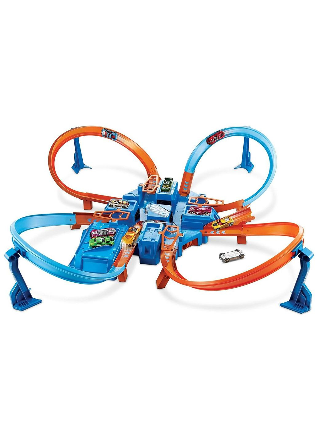 Хот Вілс Аварія хрест навхрест Hot Wheels Cros Cros Crash Track Set DTN42 Mattel (304055503)