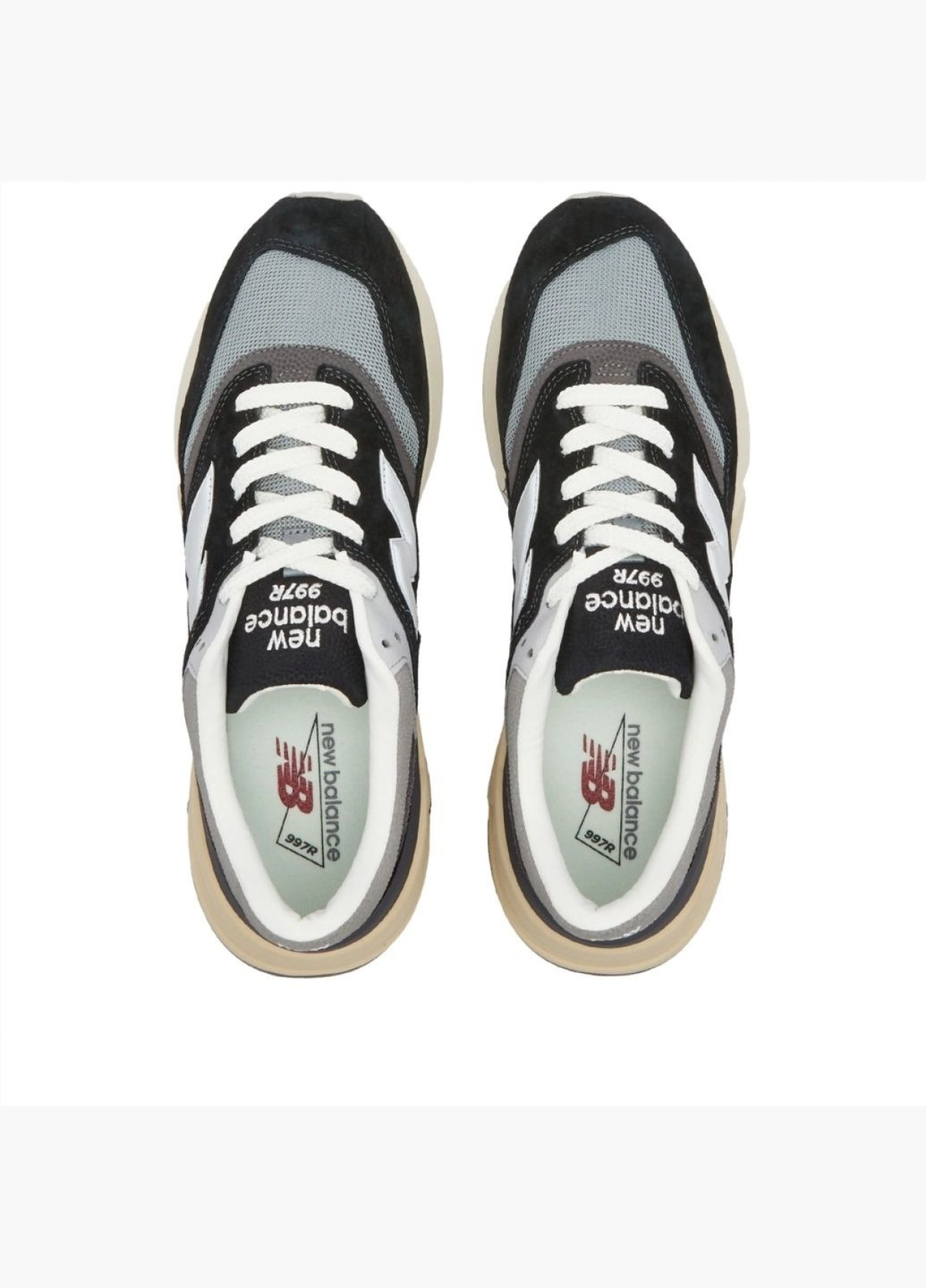 Черные демисезонные кроссовки мужские u997rhc black/grey u997rhc New Balance