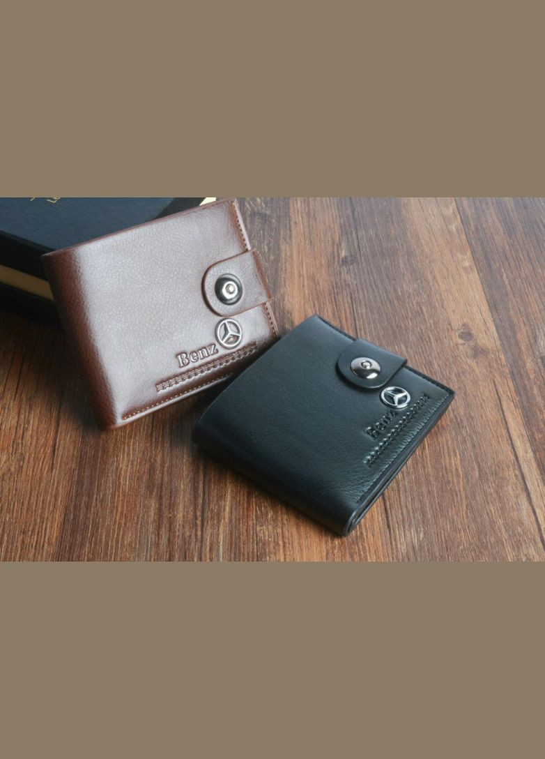 Чоловічий гаманець у стилі Mercedes Чорний XJXN (330642215)