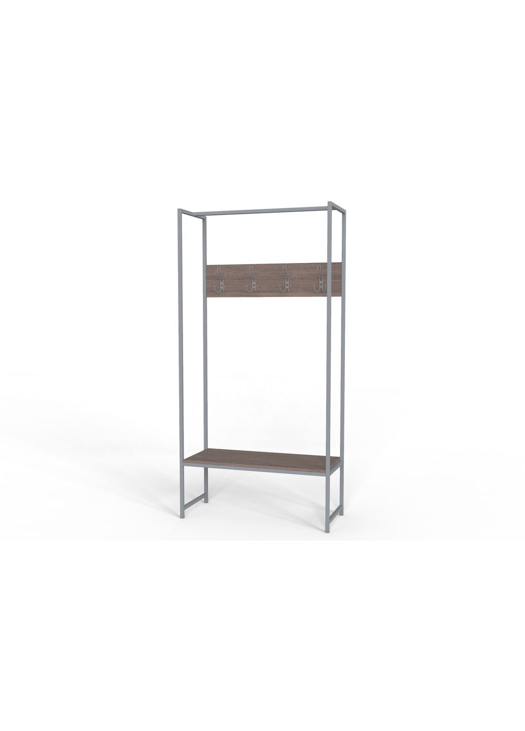 Вішалка модульна підлогова Треліс 12 180x90x38 сірий ДСП 16мм (FRD-104323) Ferrum-decor (353499153)