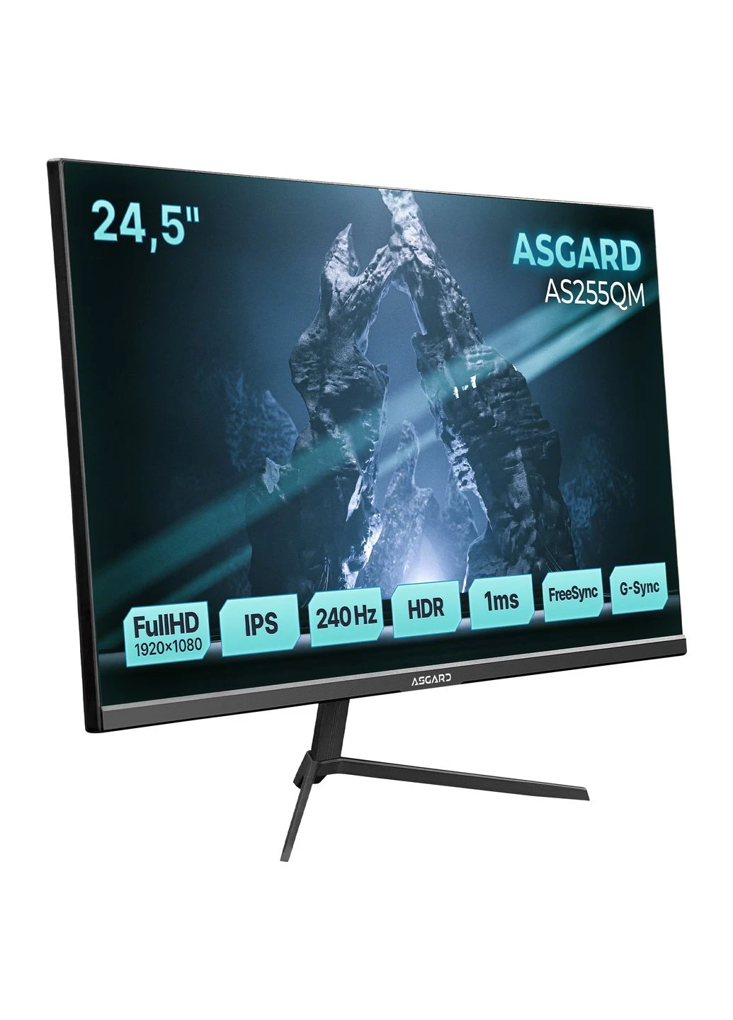 Монітор Gaming 24.5' AS255QM IPS Black 240Hz Asgard (401886556)