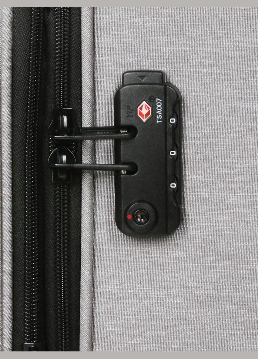 Чемодан малый S ткань св.серый 54х40х23(+5)см/50л/2.8кг AIRTEX (324801994)