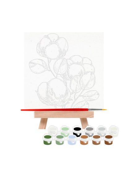 Картина по номерам (4823098540618) Rosa Star Бавовна 15 х 15 см, з мольбертом (366069271)