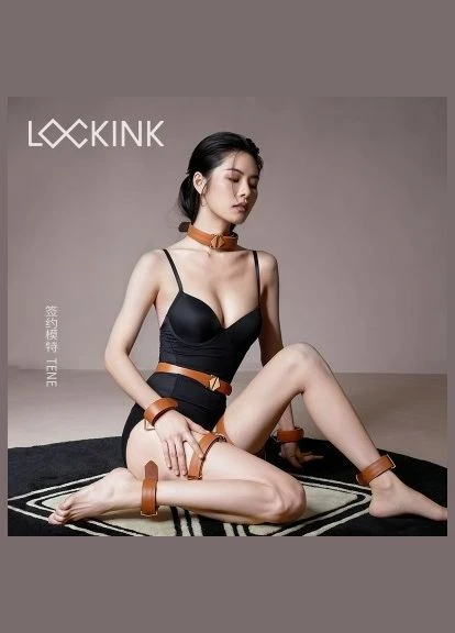 Бондажний набір БДСМ Чорний Lockink No Brand (303878277)