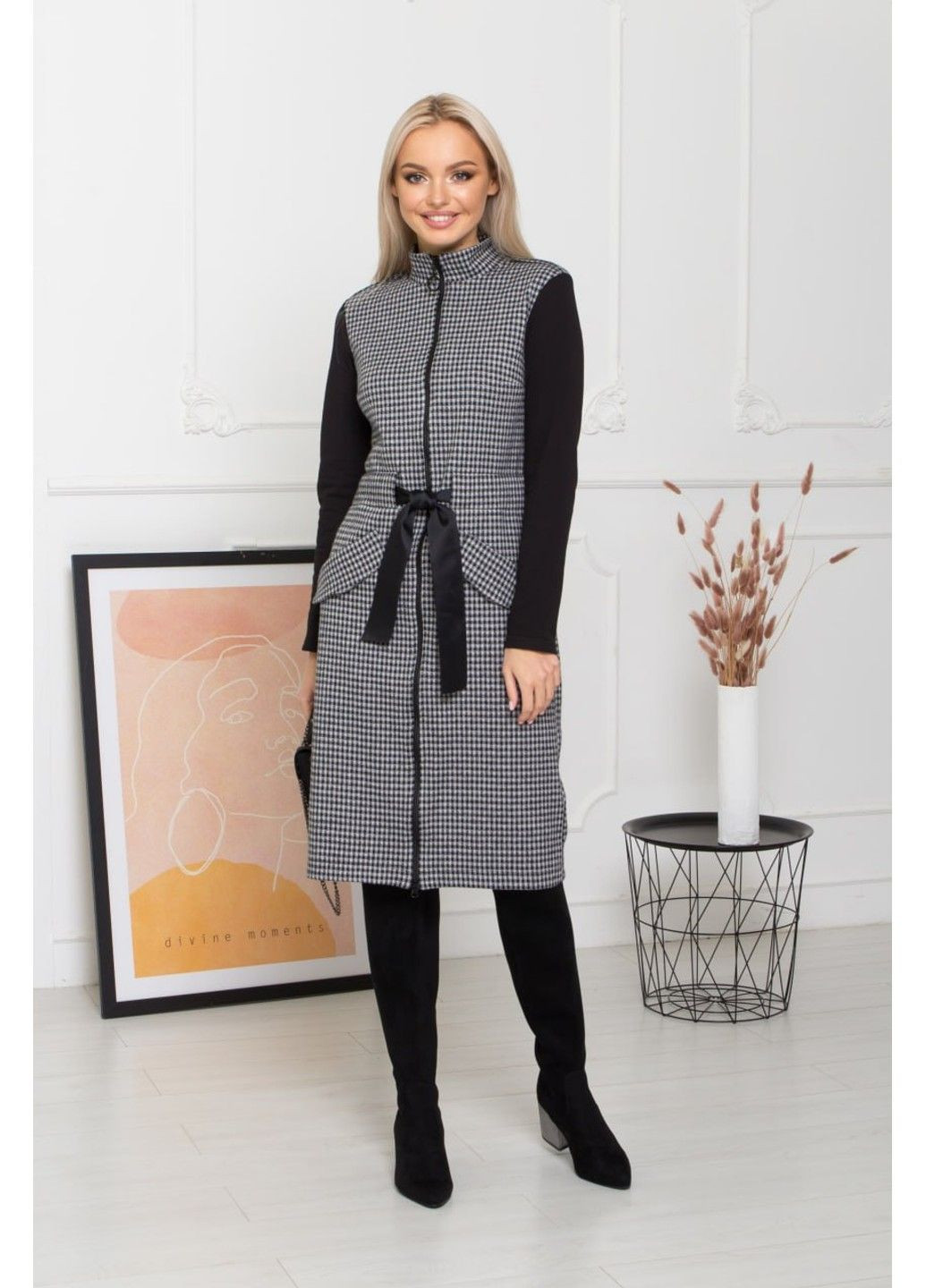 Серое платье 200526/1 DIA COSA