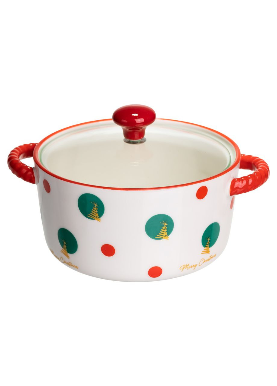 Супниця порцелянова Christmas Tree новорічна 800 (мл) з кришкою FM-CS-9D Yiwu (370707254)