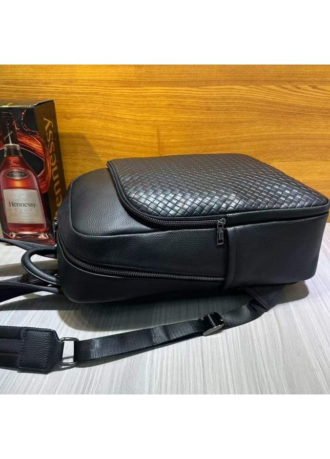 Рюкзак чоловічий шкіряний. Чорний міський рюкзак для ноутбука та документів 22727 Tiding Bag (339508400)