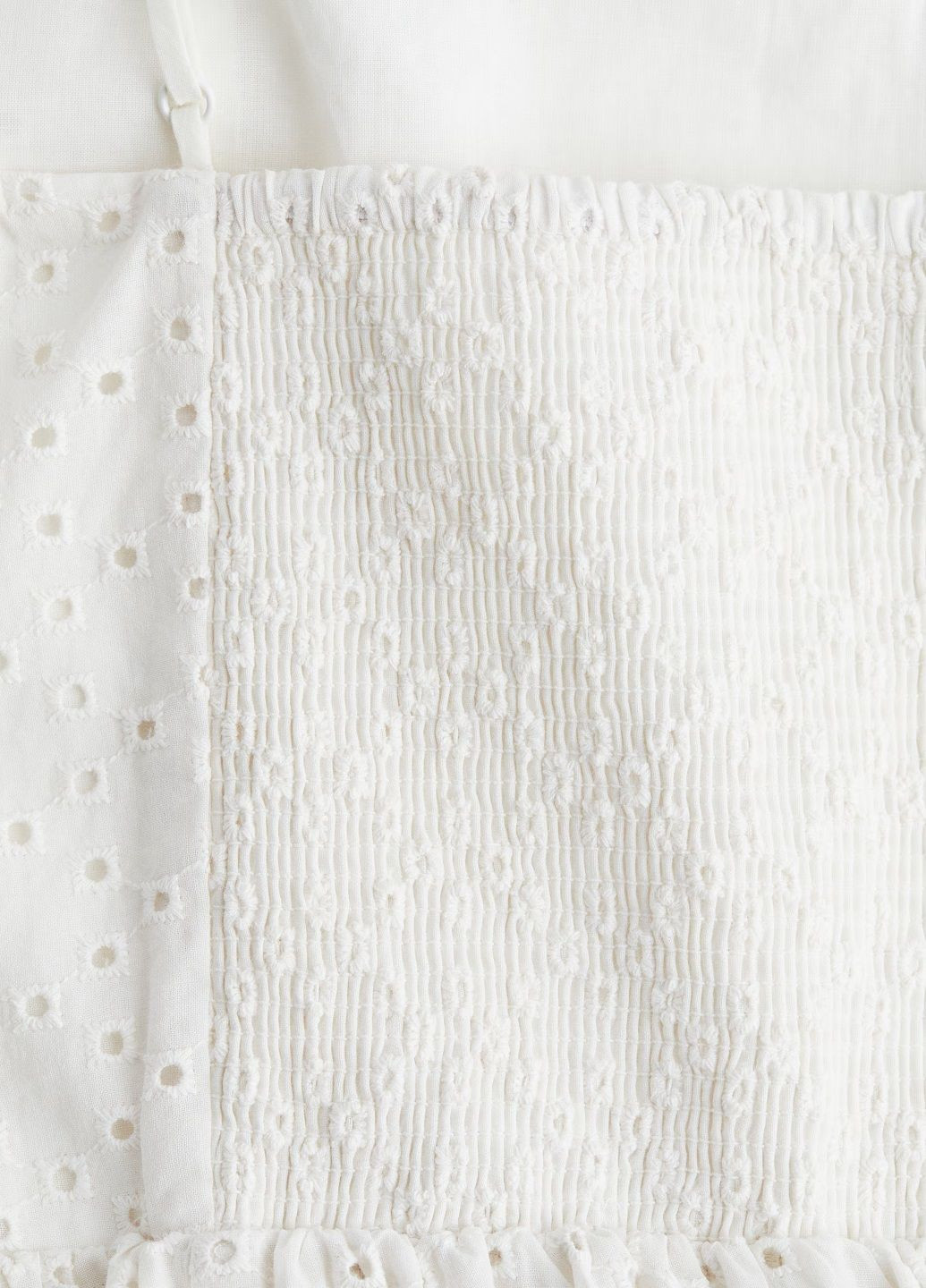 Білий кежуал сукня H&M в горошок