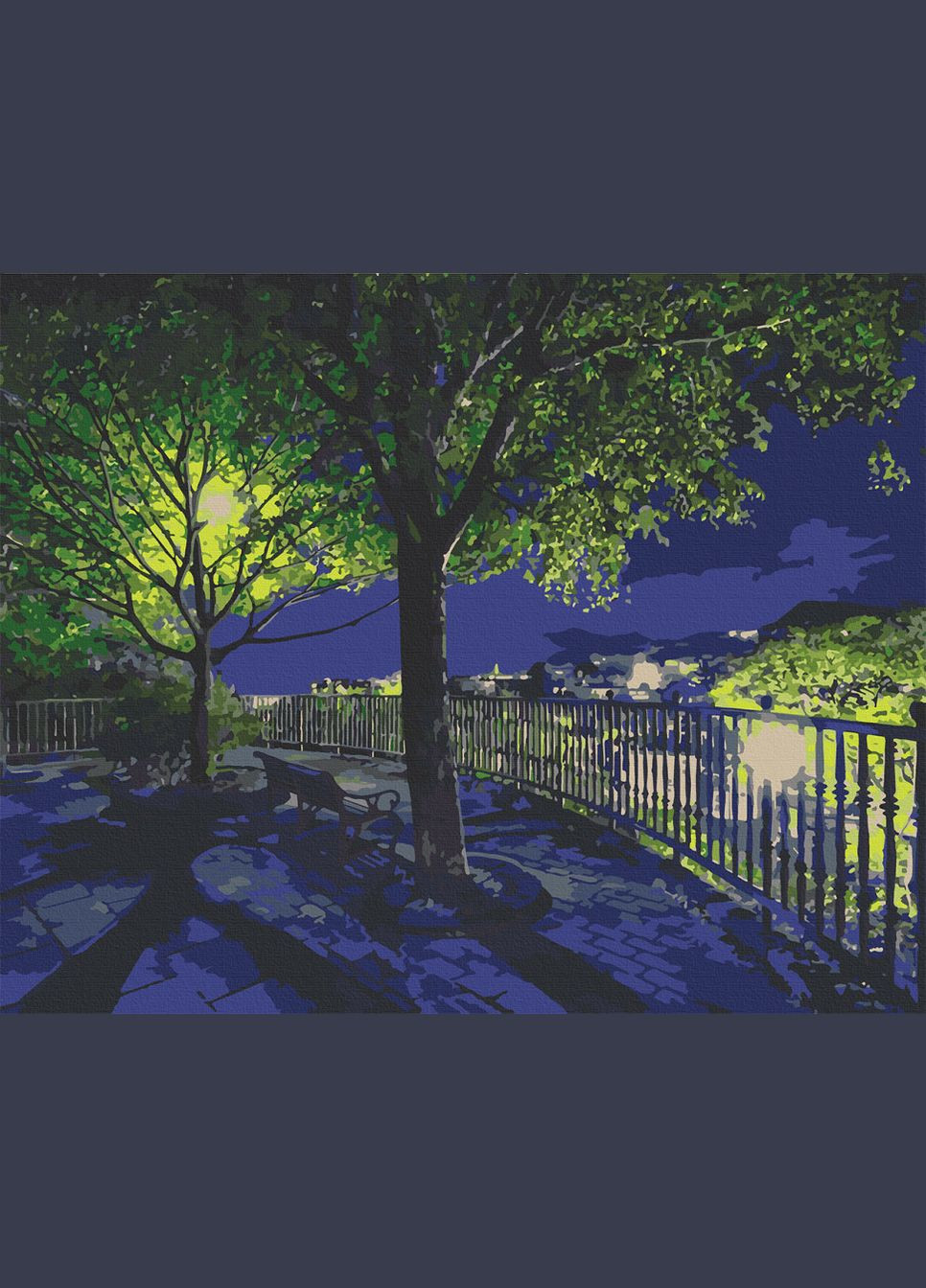 Картина за номерами. Нічний парк 10585 AC Art Craft (370300319)