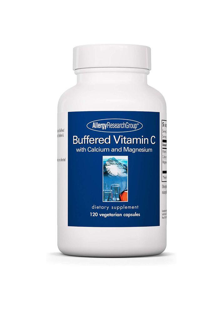 Витамины и минералы Buffered Vitamin C, 120 вегакапсул Allergy Research Group (333976576)